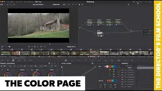 Страница Resolve Color и соответствующие настройки проекта