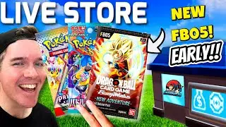 [LIVE] 🔴 Friday Night! EARLY Dragon Ball FB05! | Pokemon Restock! | Live TCG Store