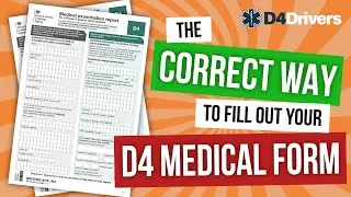 КАК ЗАПОЛНИТЬ МЕДИЦИНСКУЮ ФОРМУ D4 - D4Drivers