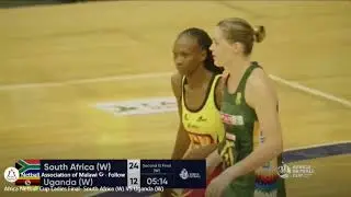 SOUTH AFRICA 56-34 UGANDA SHE CRANE  -  NETBALL AFRICA CUP FINAL HIGHLIGHTS