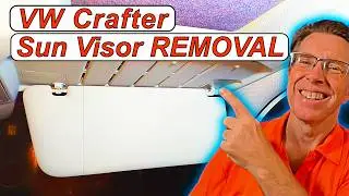 Снятие солнцезащитного козырька VW Crafter. Пошаговое руководство по снятию солнцезащитного козыр...
