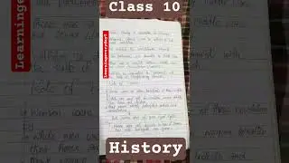 Class 10 History Made Easy ✨ Rise of Nationalism in Europe (Handwritten)#shorts#class10 #history#yt