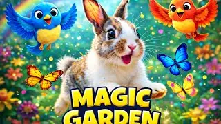 Magic Garden Cartoon 🐰🦋 | Cute Bunny Story for Kids | Cartoon World Kids