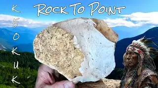 Rock To Point Keokuk Snyders. #flintknapping