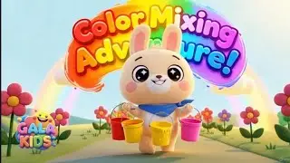 🌈Red Yellow Blue Magic! 🎨 Fun Color Mixing Song for Kids | @gala_kids 