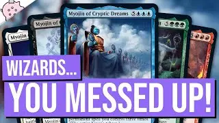 Wizards...You Messed Up! | New Myojin | Cryptic Dreams | Kamigawa Neon Dynasty Spoiler | MTG