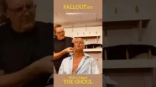 Walton Goggins in the makeup chair for The Ghoul | Fallout Behind the Scenes