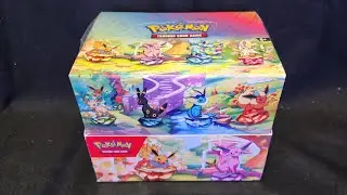 Unboxing: 8 Pokemon Trading Card Game Scarlett and Violet Prismatic Evolutions Mini Tins