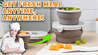 Collapsible Silicone Food Container - TheEliteTrends