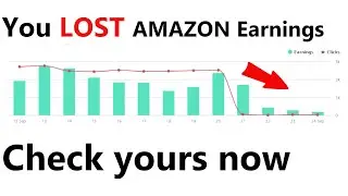 Breaking News Amazon Associates: A Sudden decrease in daily clicks and associates earnings