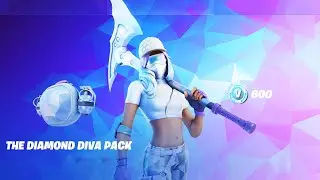 *NEW* Fortnite Diamond Diva Starter Pack Skin Gameplay