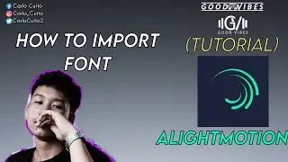HOW TO IMPORT FONT ALIGHTMOTION (TUTORIAL) #AlightMotion #Tutorial