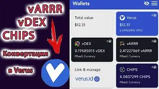 ПОБОЧНЫЕ МОНЕТЫ vARRR, vDEX, CHIPS - КАК обменять монеты от майнинга VERUS