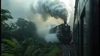 Realistic Fog Train Gameplay 🔥 Jungle Ke Andar Train | Train Game | #trainsimulator #indianrailways