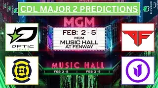 CALL OF DUTY LEAGUE MAJOR 2 PREDICTIONS!! CAN OPTIC WIN WITHOUT SCUMP?? WILL NYSL REPEAT??