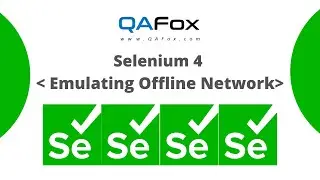Selenium 4 - Emulating Offline Network using Chrome DevTools protocol