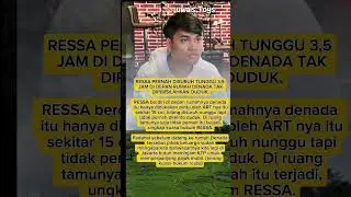 Ressa pernah di svruh tunggu 3,5 jam di depan rumah tak di persilahkan duduk #shorts #viralvideo