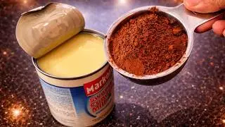 Рецепт домашнего десерта из сгущенного молока | Без кухонной машины | Готовится за считанные минуты!