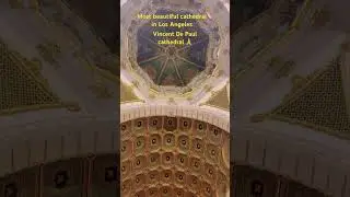 Most beautiful cathedral in Los Angeles ⛪️🙏#cathedral #losangeles #youtubeshorts