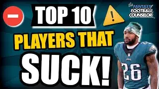 Top 10 Fantasy Football Players that Suck in 2023 - Do NOT Draft!
