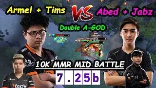 TNC Armel [Shadow Fiend] + Tims vs EG Abed [Morphling] + Fnatic.Jabz Double A-GOD MID BATTLE Dota 2