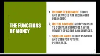 ECO 2013 Macroeconomics -- Chapter 11.02: The Functions of Money