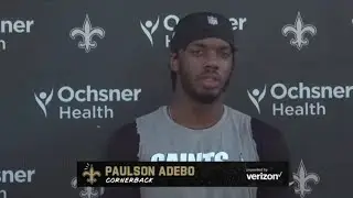 Paulson Adebo on Film Study before Week 5 | New Orleans Saints