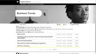 Digital Explorer - Create new industry relationship against an existing Trend