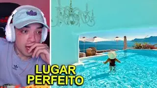 top 10 lugares INCRÍVEIS DO MUNDO - Aleatoriamente React