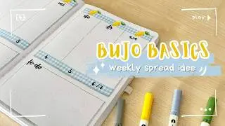 🍋 BuJo Weekly Spread Idee - Lemon Theme - Zitronen zeichnen - Bullet Journal Anfänger Idee