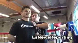 alex ariza getting maidana ready for another day on sparring EsNews Boxing