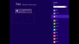 Windows 8 Shortcut Keys: How to search files and folders