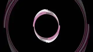 Black Screen Neon Ring Circle Effect -  Motion Background - template free -#shorts
