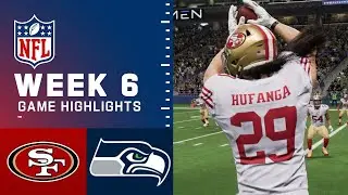 49ers vs Seahawks Week 6 Simulation Highlights | Madden 25 Rosters