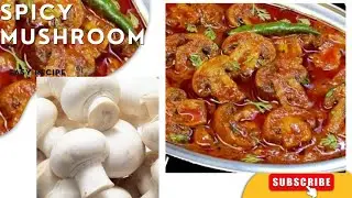 #vlog (63)“Super Spicy Mushroom Fry | 10 Minute Recipe”#SpicyMushroom ❤️