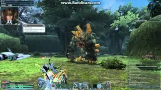 Rockbear(hard) VS gunner 40 PSO2 TH
