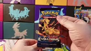 Pokemon card opening a Mega Camerupt EX premium collection unboxing
