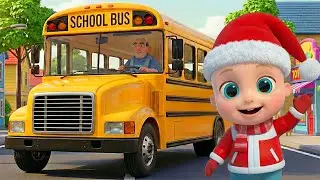 Wheels on the Bus Song for Kids | 3D Cartoon Bus Nursery Rhyme & Kids Learning Song