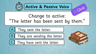 Active vs Passive Voice Test | 20 Quick Questions to Boost Your English