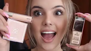 Jouer Cosmetics | Foundation, Concealer and Powder! + 8 Hour Wear Test