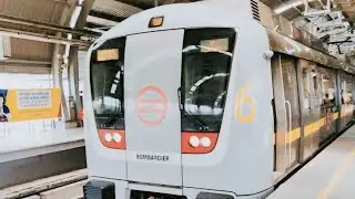 POV RIDE IN YELLOW LINE (DELHI METRO) | HAIDER PUR BADLI MOR - NEW DELHI |
