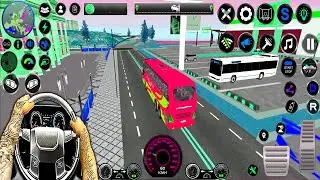 CITY BUS DRIVING SIMULATOR GAME-MOBILE GAMEPLAY | L-BUS3 | MOBILEGAMEVIDEO912 | SB4G GAMING
