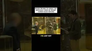 PRANKING TRUMP TOWER WITH EPSTEINS BIRTHDAY CARD
