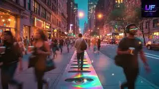 Walking Through New York at Night | Cinematic Urban Music