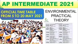 AP INTER TIME TABLE 2021|AP INTERMEDIATE 2021 TIME TABLE|AP INTER EXAM TIME TABLE 2021|#APINTER2021