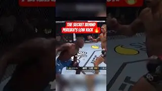 Жестокий низкий удар ногой Алекса Перейры #ufc #mma #alexpereira