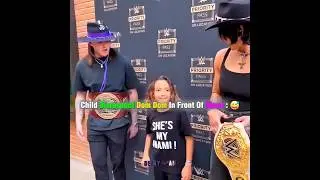 Child Disrespect Dom Dom 😅 In Front Of Mami 😈 Edit! #wwe #edit #shorts