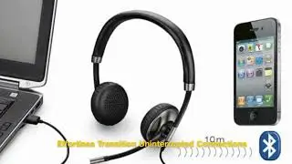 Plantronics Blackwire C720-M USB Duo Optimized for Microsoft Lync/OC, Bluetooth Enabled Headset