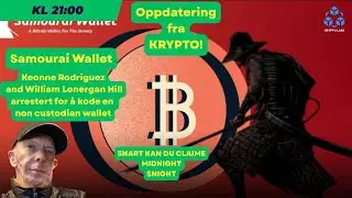 Wallet koder f&aring;r 5 &aring;r i fengsel | Oppdatering fra krypto | Krypto Labs #988