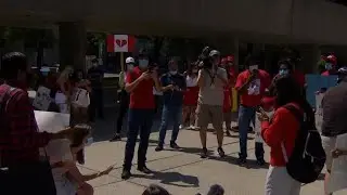 Demonstrations held in support of reuniting families